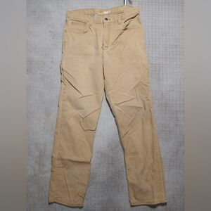 Carhartt Relaxed Fit Canvas Work Jeans Mens Size 34×34 Duck Brown Tan
